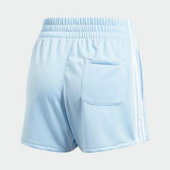 Adidas Originals Three Stripes Shorts Blue White - Picture 5 of 9